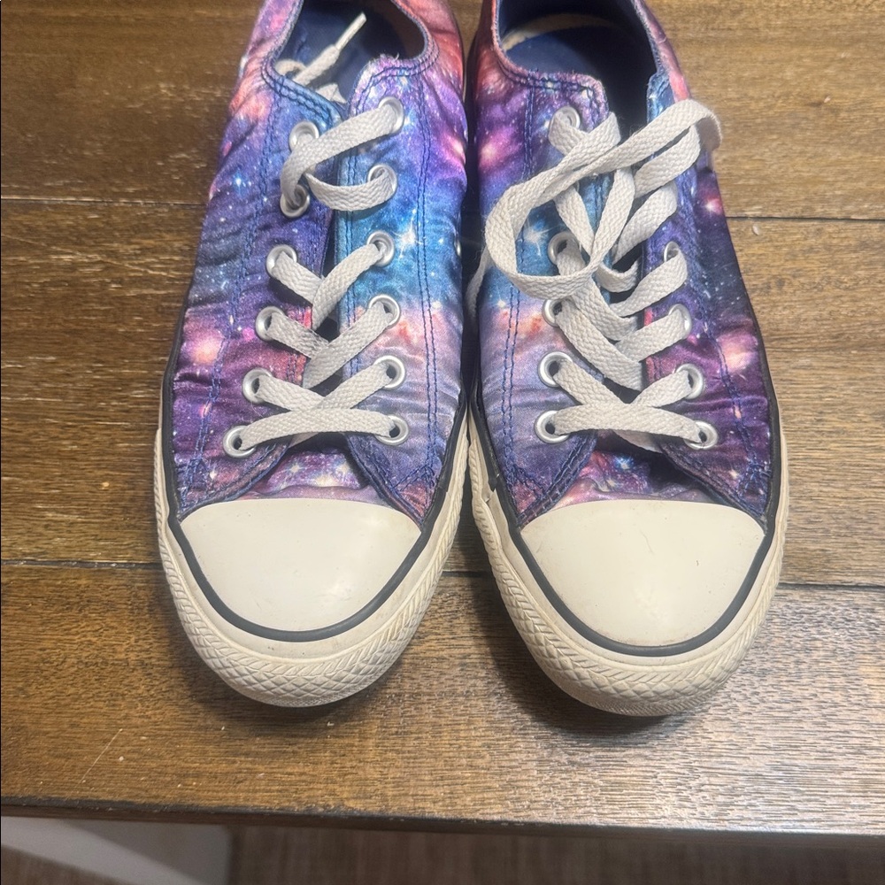 Converse Blue and White Sneakers